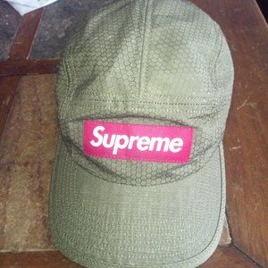 Supreme x Kevlar Camp Cap (OLIVE)(FW20)(DEADSTOCK)